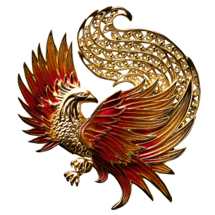 FILIGREE SHAPE PHOENIX 2 Oz Silbermünze 5$ Samoa 2025 - Coins & More - Samoa