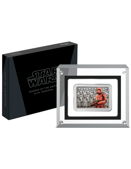 SITH TROOPER Star Wars Guards of the Empire 1 Oz Silver Coin 2$ Niue 2021 - Coins & More - Niue
