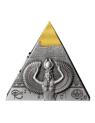 PYRAMIDS OF GIZA 3 Coins Set Silver Coins 200 Francs Djibouti 2024 - Coins & More - Africa