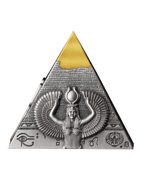 pirámides de giza 3 monedas de plata 200 francos yibuti 2024 - Coins & More - Africa
