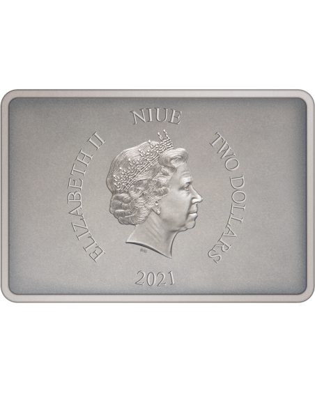 SITH TROOPER Star Wars Guards of the Empire 1 Oz Silver Coin 2$ Niue 2021 - Coins & More - Niue