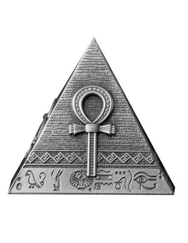 pirámides de giza 3 monedas de plata 200 francos yibuti 2024 - Coins & More - Africa
