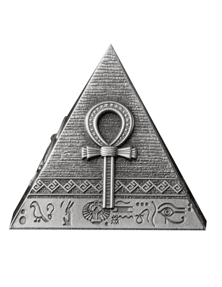 pirámides de giza 3 monedas de plata 200 francos yibuti 2024 - Coins & More - Africa