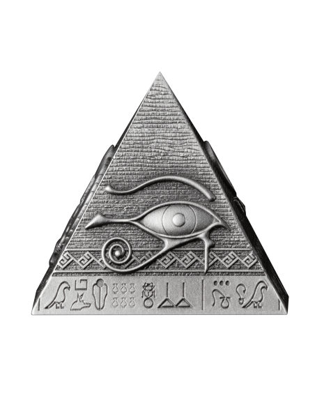 PYRAMIDS OF GIZA 3 Coins Set Silver Coins 200 Francs Djibouti 2024 - Coins & More - Africa