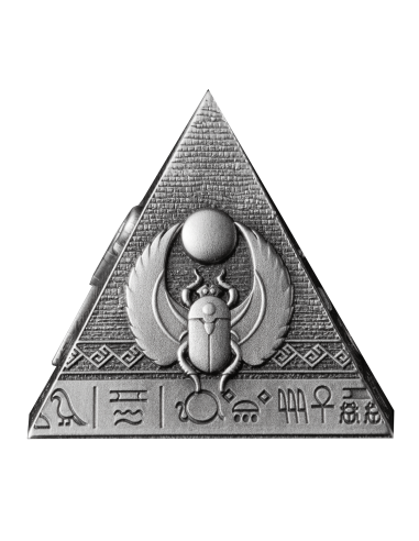 PYRAMIDS OF GIZA 3 Coins Set Silver Coins 200 Francs Djibouti 2024 - Coins & More - Africa