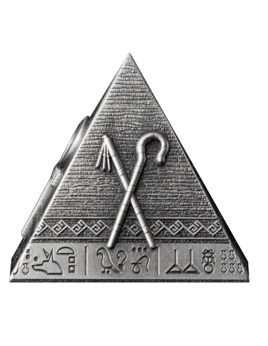 pirámides de giza 3 monedas de plata 200 francos yibuti 2024 - Coins & More - Africa