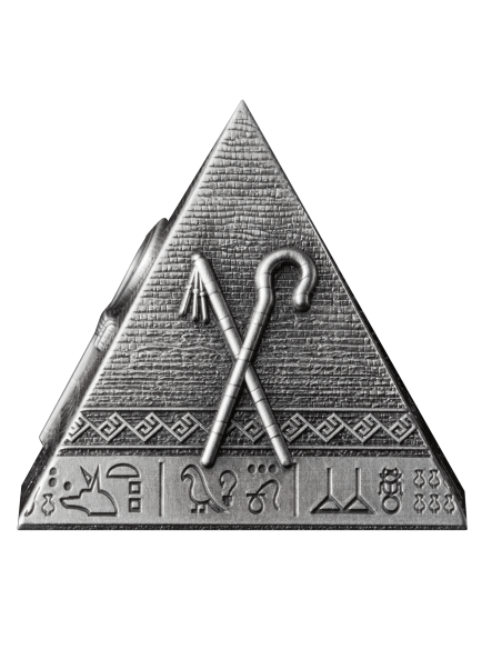 pirámides de giza 3 monedas de plata 200 francos yibuti 2024 - Coins & More - Africa