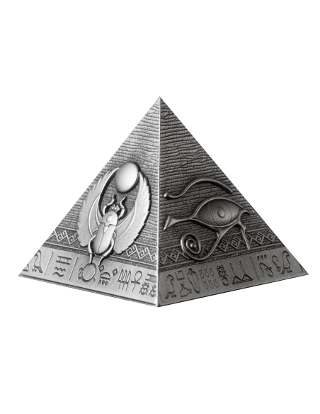 pirámides de giza 3 monedas de plata 200 francos yibuti 2024 - Coins & More - Africa