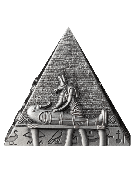 pirámides de giza 3 monedas de plata 200 francos yibuti 2024 - Coins & More - Africa