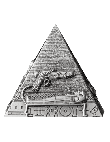 PYRAMIDS OF GIZA 3 Coins Set Silver Coins 200 Francs Djibouti 2024 - Coins & More - Africa