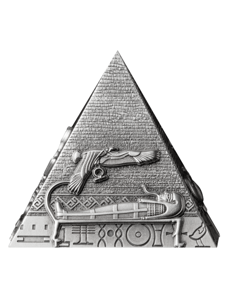 pirámides de giza 3 monedas de plata 200 francos yibuti 2024 - Coins & More - Africa