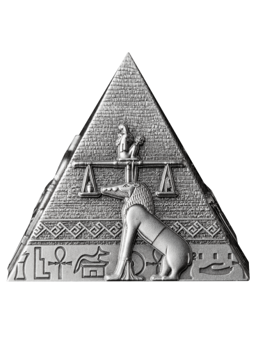 pirámides de giza 3 monedas de plata 200 francos yibuti 2024 - Coins & More - Africa