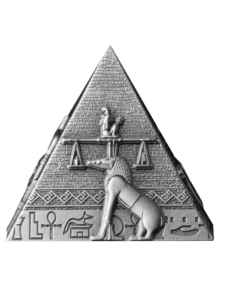 PYRAMIDS OF GIZA 3 Coins Set Silver Coins 200 Francs Djibouti 2024 - Coins & More - Africa