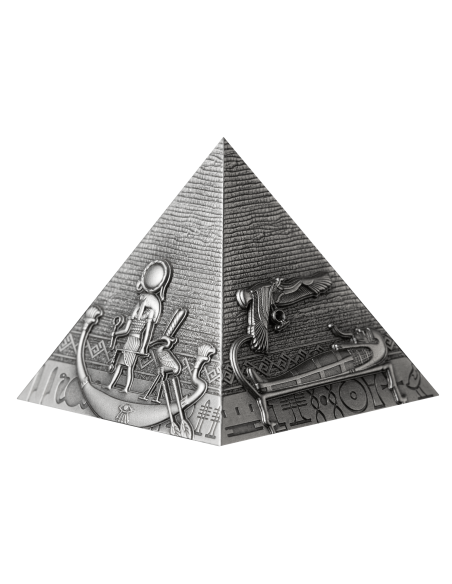 PYRAMIDS OF GIZA 3 Coins Set Silver Coins 200 Francs Djibouti 2024 - Coins & More - Africa