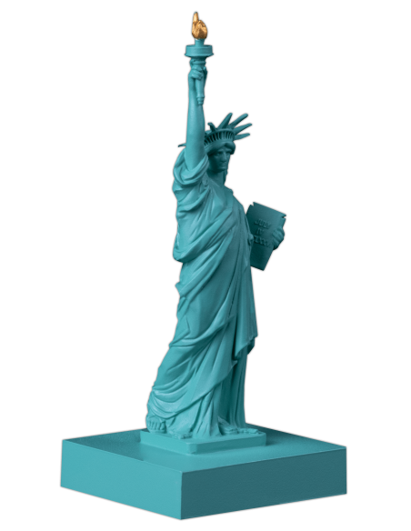 STATUE OF LIBERTY 3D 5 Oz Silbermünze 10$ Samoa 2024 - Coins & More - Samoa