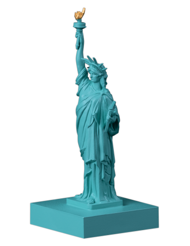STATUE OF LIBERTY 3D 5 Oz Silbermünze 10$ Samoa 2024 - Coins & More - Samoa