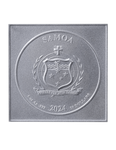 ESTATUA DE LA LIBERTAD 3D 5 Oz Moneda de Plata 10$ Samoa 2024 - Coins & More - Samoa