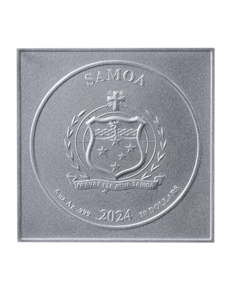 ESTATUA DE LA LIBERTAD 3D 5 Oz Moneda de Plata 10$ Samoa 2024 - Coins & More - Samoa
