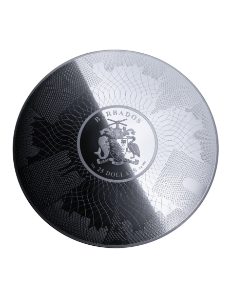 WELCOME TO PARIS Olympic Games 1 Kg Kilo Silver Coin 25$ Barbados 2024 - Coins & More - Barbados