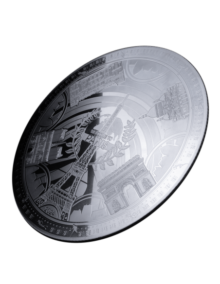 BENVENUTI AI GIOCHI OLIMPICI DI PARIGI Moneta d'argento da 1 chilo 25$ Barbados 2024 - Coins & More - Barbados