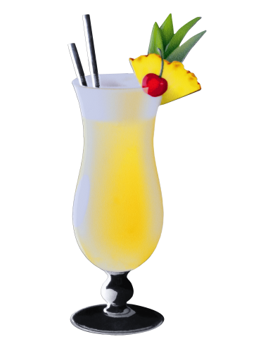 PINA COLADA Cocktail 10g Silver Coin 1$ Samoa 2024 - Coins & More - Samoa