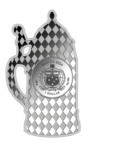 BIERSTEIN Pièce de 10g en argent 1$ Samoa 2024 - Coins & More - Samoa