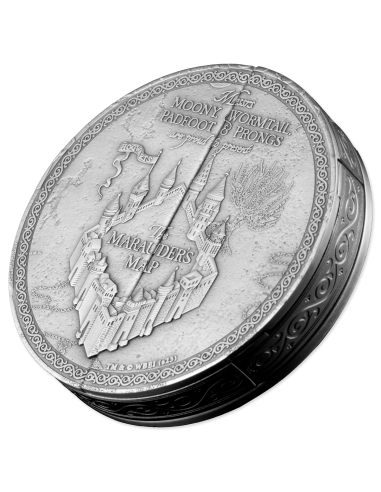 MAPA DE MARAUDER Puerta corredera Técnica 5 Oz Moneda de Plata 10$ Samoa 2024 - Coins & More - Samoa