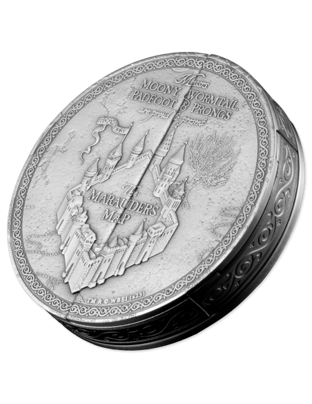 MAPA DE MARAUDER Puerta corredera Técnica 5 Oz Moneda de Plata 10$ Samoa 2024 - Coins & More - Samoa