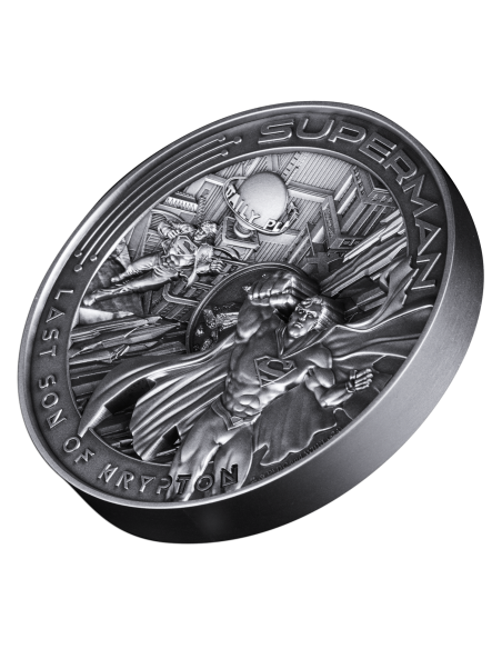 SUPERMAN Last Son of Krypton 10 Oz Silver Coin 10$ Samoa 2025 - Coins & More - Samoa