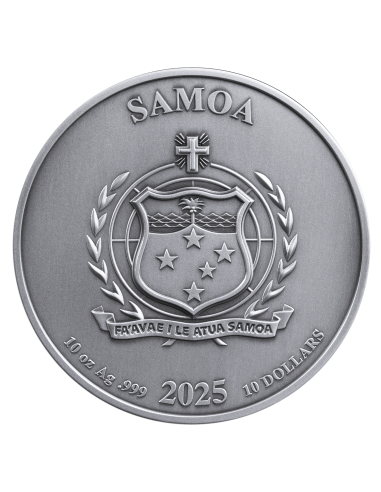 SUPERMAN Letzter Sohn des Krypton 10 Oz Silbermünze 10$ Samoa 2025 - Coins & More - Samoa