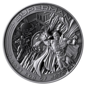 SUPERMAN Dernier Fils de Krypton Pièce 10 Oz Argent 10$ Samoa 2025 - Coins & More - Samoa