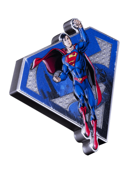 SUPERMAN FULL OF SUPERPOWER Moneta d'Argento da 3 Oz 5$ Barbados 2025 - Coins & More - Samoa