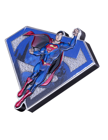 SUPERMAN FULL OF SUPERPOWER Moneta d'Argento da 3 Oz 5$ Barbados 2025 - Coins & More - Samoa