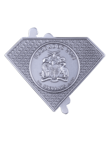 SUPERMAN FULL OF SUPERPOWER Moneta d'Argento da 3 Oz 5$ Barbados 2025 - Coins & More - Samoa