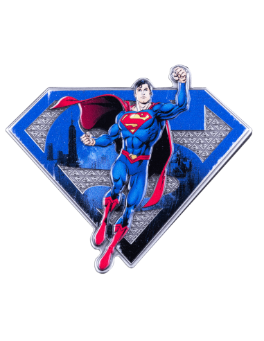 SUPERMAN FULL OF SUPERPOWER Moneta d'Argento da 3 Oz 5$ Barbados 2025 - Coins & More - Samoa