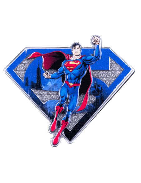 SUPERMAN FULL OF SUPERPOWER Moneta d'Argento da 3 Oz 5$ Barbados 2025 - Coins & More - Samoa