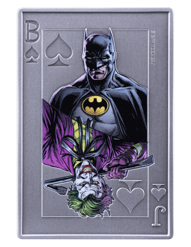 BATMAN VS JOKER Moneta d'Argento da 2 Oz 5$ Samoa 2024 - Coins & More - Samoa
