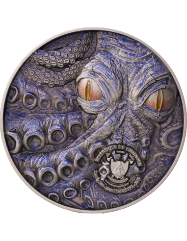KRAKEN 2 Oz Silber & 11,5 Oz Kupfermünze 2000 Francs Kamerun 2025 - Coins & More - Kamerun