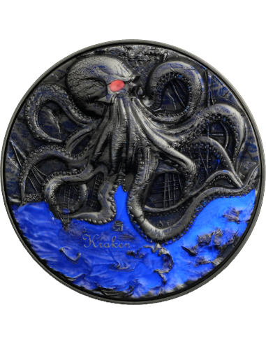 KRAKEN 2 Oz Silber & 11,5 Oz Kupfermünze 2000 Francs Kamerun 2025 - Coins & More - Kamerun