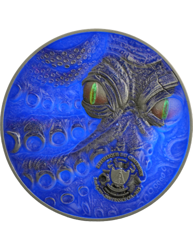 KRAKEN 2 Oz Silber & 11,5 Oz Kupfermünze 2000 Francs Kamerun 2025 - Coins & More - Kamerun