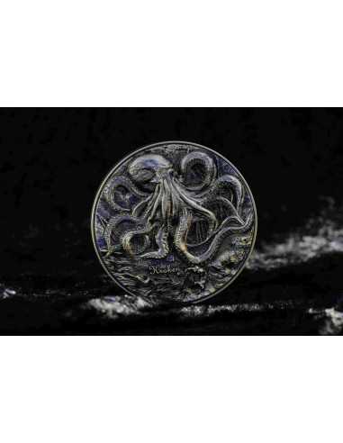 KRAKEN 2 Oz Silber & 11,5 Oz Kupfermünze 2000 Francs Kamerun 2025 - Coins & More - Kamerun