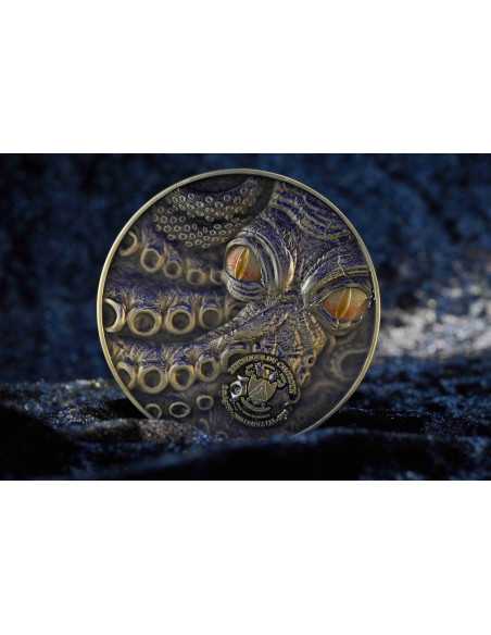 KRAKEN 2 Oz Silber & 11,5 Oz Kupfermünze 2000 Francs Kamerun 2025 - Coins & More - Kamerun