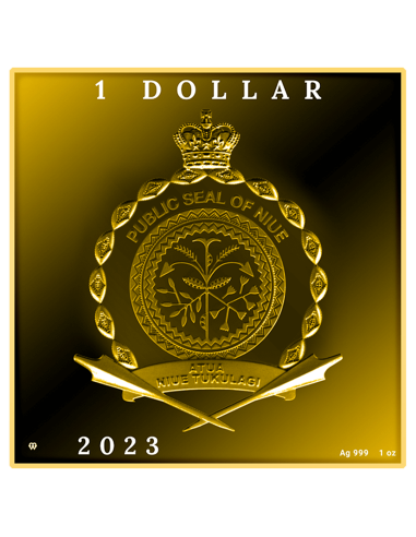 SIESTA 170° Anniversario di Vincent van Gogh Moneta d'argento da 1 Oz 1$ Niue 2023 - Coins & More - Niue