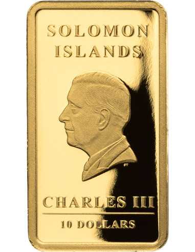 ÁNGEL GUARDIÁN 0.5g Moneda de Oro 10$ Islas Salomón 2024 - Coins & More - Islas Salomón