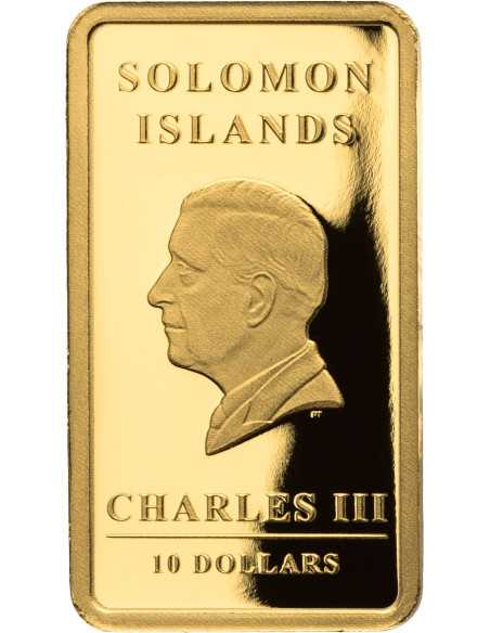 ÁNGEL GUARDIÁN 0.5g Moneda de Oro 10$ Islas Salomón 2024 - Coins & More - Islas Salomón