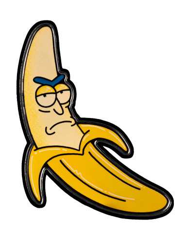 BANANA RICK Rick e Morty Moneta d'argento da 1 Oz 5$ Barbados 2024 - Coins & More - Barbados