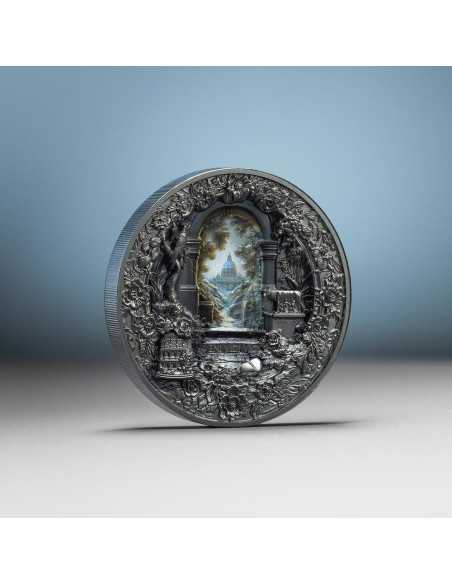 ROMA Monumental View Rome 3 Oz Silver Coin 20$ Cook Islands 2024 - Coins & More - Îles Cook