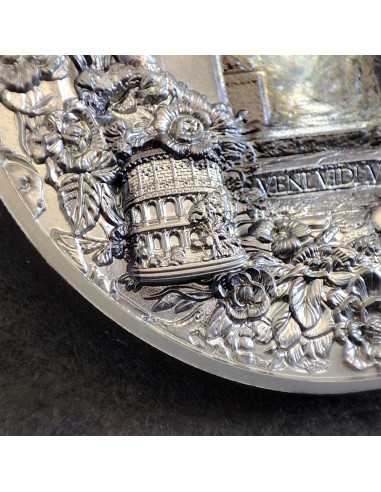 ROMA Monumental View Rome 3 Oz Silver Coin 20$ Cook Islands 2024 - Coins & More - Îles Cook