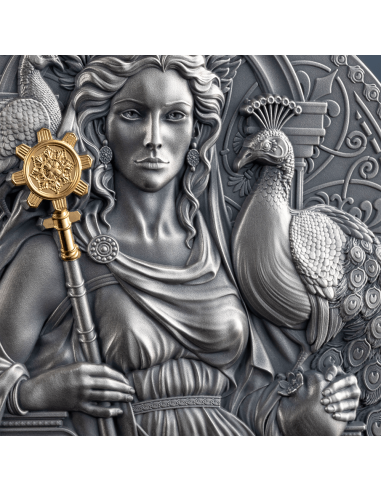 HERA The Great Greek Mythology 3 Oz Silver Coin 3000 Francs Cameroon 2024 - Coins & More - Cameroon