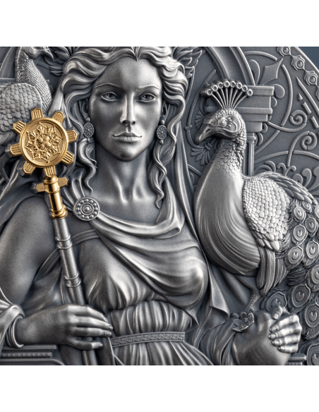 HERA The Great Greek Mythology 3 Oz Silver Coin 3000 Francs Cameroon 2024 - Coins & More - Cameroon